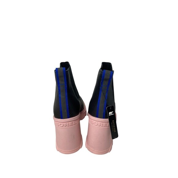 Sorel Chelsea Boots Women's Size 10.5 Black Pink Brex Heel - Picture 4 of 11